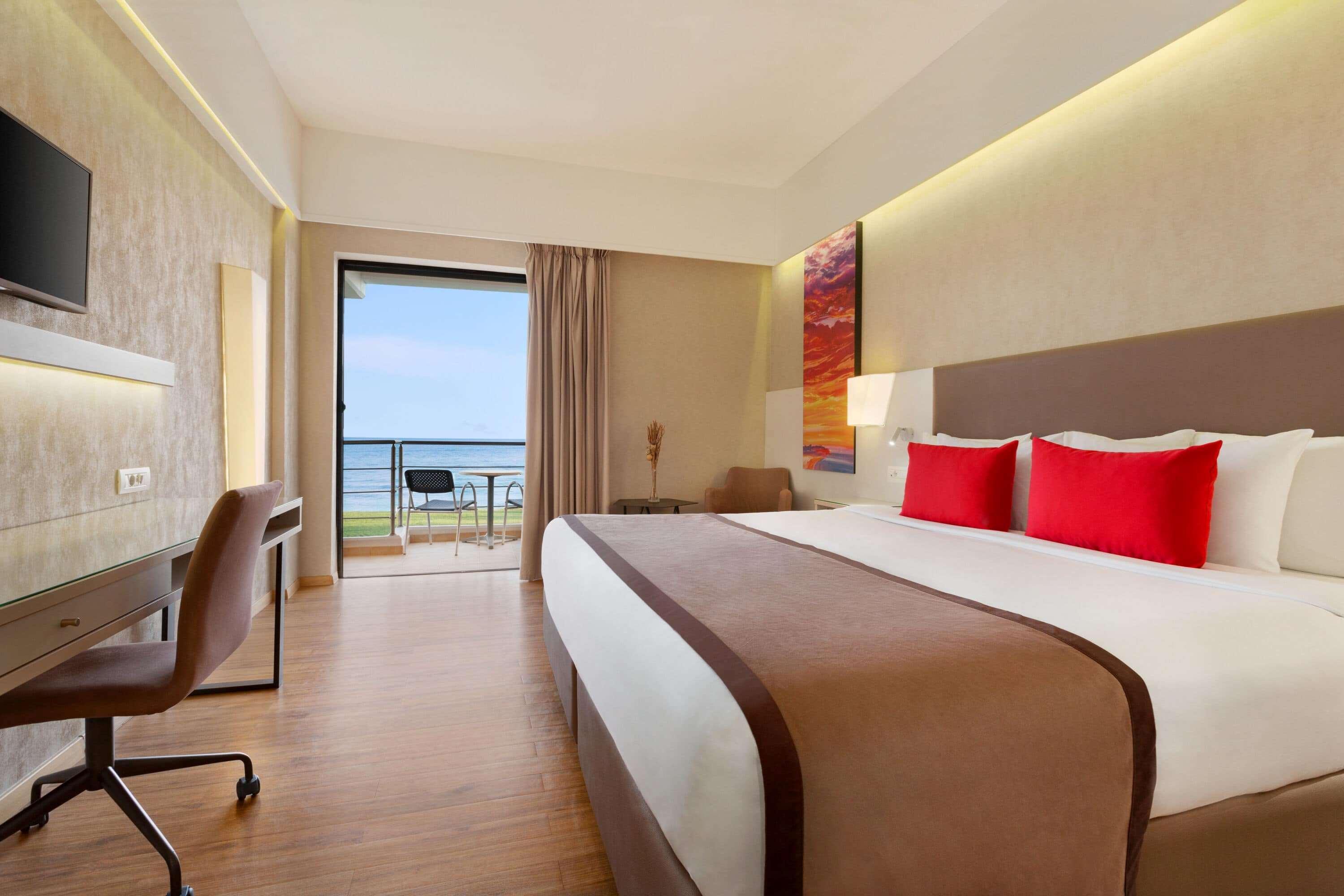 รามาดา พลาซา บาย วินด์แฮม ทรากี Hotel อเล็กซานโดรโพลิส ภายนอก รูปภาพ A room at the Hilton Garden Inn, Dar es Salaam